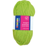 PlayBox: Acrylgarn 50g 50m in grüner Farbe