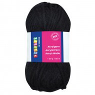 PlayBox: Acrylgarn 50g schwarz