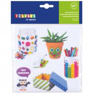 PlayBox: Doppelseitiges Klebeband-Set 15x15cm 5 Blätter