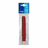 PlayBox: Metall-Bindegarn in Rot, 0,5 mm, 50 m