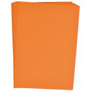 PlayBox: Orange Kartonpapier-Set A4 25 Stück 180g