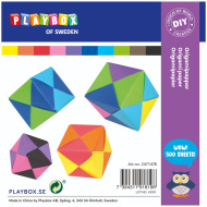 PlayBox: Origami-Papier 500 Stück Set 15x15cm