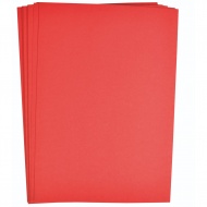 PlayBox: Rotes Kartonpapier-Set A4 25 Stück 180g