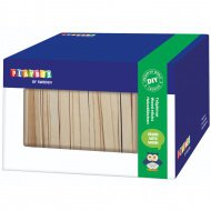 PlayBox: Set aus naturbelassenen Holzspateln in einer Box, 1000 Stück