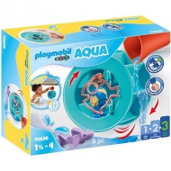 Playmobil: 1-2-3 Wasserrad mit Babyhai (70636)