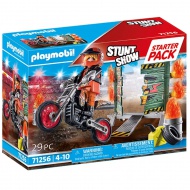 Playmobil: Starter Pack - Stuntbike mit Feuerring (71256)