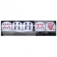 Poker-Würfel-Set 5 Stück 16mm - Piatnik