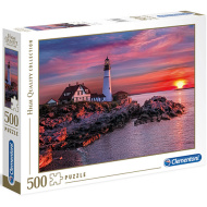 Portland-Leuchtturm HQC 500-teiliges Puzzle - Clementoni