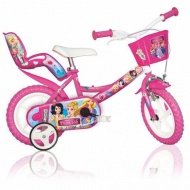 Princess rosa Kinderfahrrad in Größe 12 - Dino Bikes Fahrrad