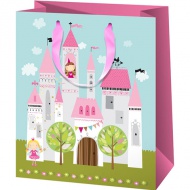 Prinzessinnenschloss exklusive große Geschenktasche 26x13x32cm