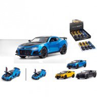 Pull Back Premium zurückziehbares Camaro Spielzeugauto mit öffnenden Türen 1/24 in verschiedenen Varianten 1 Stück