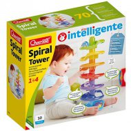 Quercetti: Spiral Tower Kugelbahn-Set 10-teilig