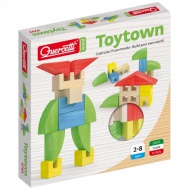 Quercetti: ToyTown Basic 15-teiliges Holzbauspielzeug