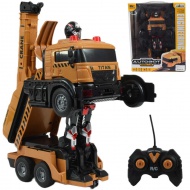 RC ferngesteuertes Autobot Titan Roboter verwandelbares Kranfahrzeug 27MHz 26cm