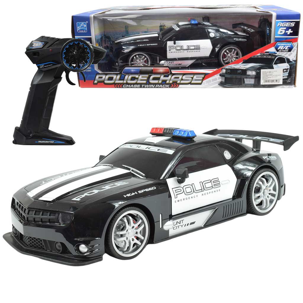 RC ferngesteuertes Chevrolet Camaro Polizeiauto 1/12 Maßstab 2,4GHz 30cm