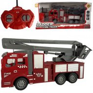 RC ferngesteuertes Hubarbeitsbühnen-Feuerwehrauto im Maßstab 1/30, 22 cm