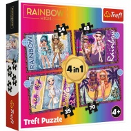 Rainbow High 4-in-1 Puzzle - Trefl