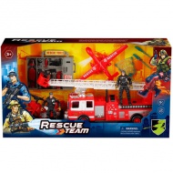 Rescue Team Feuerwehr-Spielset mit Figuren