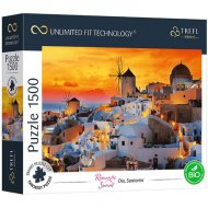 Romantischer Sonnenuntergang, Oia, Santorini 1500-teiliges Puzzle - Trefl