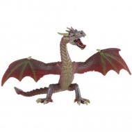 Rotbrauner Drachen-Spielzeugfigur - Bullyland