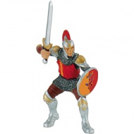 Roter Schwertkämpfer-Ritter Spielfigur - Bullyland