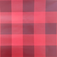 Rotes kariertes Geschenkpapier 200x70cm