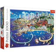 San Francisco Bucht 2000-teilige Puzzle - Trefl