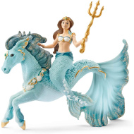 Schleich: Eyela Meerjungfrau auf Unterwasserpferd Figur (70594)