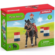 Schleich: Farm World - Fassrennen mit Cowgirl Spielset (42576)