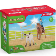 Schleich: Farm World - Lasso-Wettbewerb mit Cowgirl Spielset (42577)