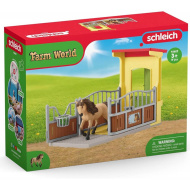 Schleich: Farm World - Pony Box Isländisches Pony Hengst Set (42609)