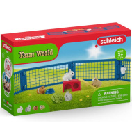 Schleich: Farm World - Zuhause für Kaninchen und Meerschweinchen Spielset