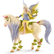 Schleich: Sera mit Blumen-Einhorn Figur (70565)