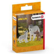 Schleich: Wild Life - Wolfs-Mutter mit Welpen Figurenset (42472)