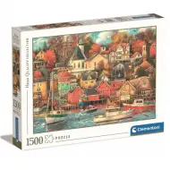 Schöne Zeiten im Hafen HQC 1500 Teile Puzzle - Clementoni