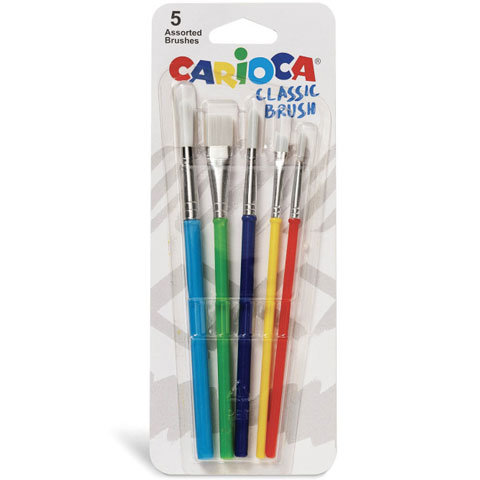 School Brush Pinselset 5-teilig - Carioca