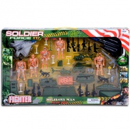 Soldier Force Militärspielset mit Fahrzeugen