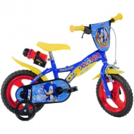 Sonic blau-gelbes Kinderfahrrad in Größe 12 - Dino Bikes Fahrrad