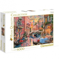 Sonnenuntergang in Venedig HQC 6000-teilige Puzzle - Clementoni