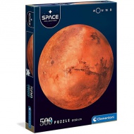 Space Collection: Mars rund 500-teilige Puzzle - Clementoni