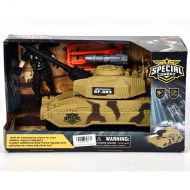 Special Combat Tarnmuster Panzer mit Figur 26cm