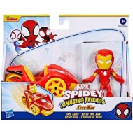 Spider-Man: Spider und seine erstaunlichen Freunde Iron Man Spielfigur mit Auto - Hasbro