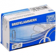 Spirit: Büroklammer 25mm, 100 Stück Packung