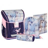 Spirit: Cool Magical Horse ergonomischer Schulranzen, Rucksack 4-teiliges Set