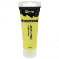 Spirit: Hellgelbe Acrylfarbe 75ml