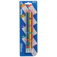 Spirit: Mathematic Graphitstift mit Radiergummi 4er-Set