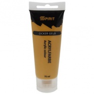 Spirit: Ockergelbe Acrylfarbe 75ml