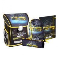 Spirit: Racer 4-teiliges Cool ergonomisches Schulranzen-Set