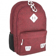 Spirit: SHADE bordeaux abgerundeter dreifach unterteilter Schulranzen, Rucksack 43x29x21cm