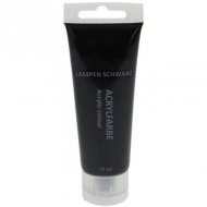 Spirit: Schwarze Acrylfarbe 75ml